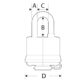 Visací zámek odolný povětrnostním vlivům Master Lock 312EURD - 40mm - Image 3