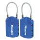 Set 2 ks visacích zámků pro zavazadla 4684EURTCOL - Master Lock - modrý - Image 2