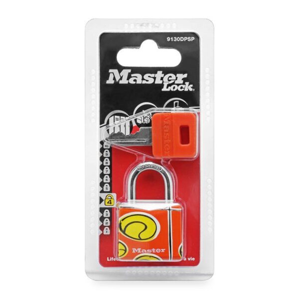Visací zámek Master Lock z pevného hliníku 9130EURDPSP_tennis - 30mm - Obrázek 2