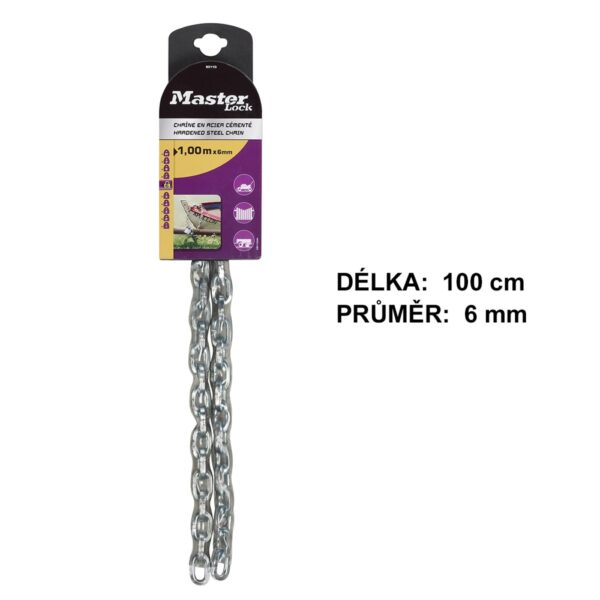 Řetěz Master Lock 8011EURD průměr 6 mm (1,0m) - Obrázek 5