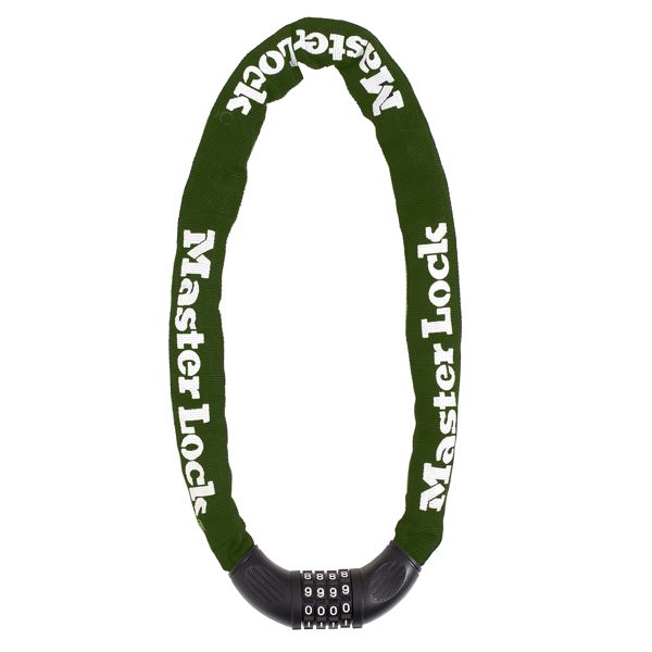 Řetěz Master Lock 8026EURD se zámkem na kód průměr 8mm (0