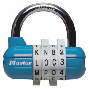 Kombinační visací zámek horizontální 1534EURD - Master Lock - modrý