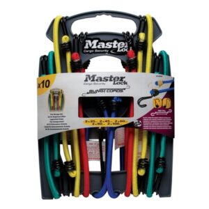 Upínací gumy s háčky Master Lock (10 ks / balení)