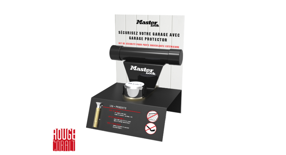 Demokit - ukázka výrobku - zámek na garážová vrata 1271GAR (35 x 26 x 28