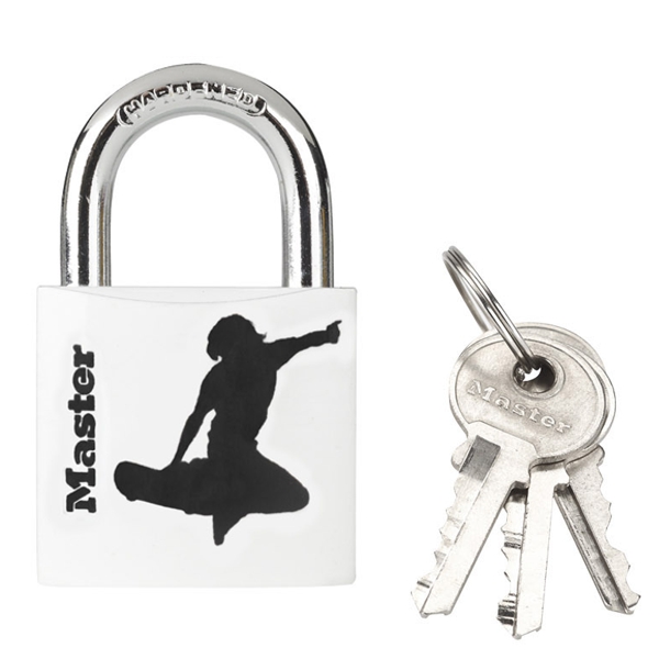 Visací zámek Master Lock z pevného hliníku 3430EURDSPO_surf – 30mm